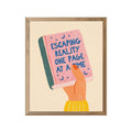 Escaping Reality One Page at a Time - Wall Art - Dekor za Zid