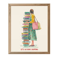 Let’s Go Book Shopping - Wall Art - Dekor za Zid